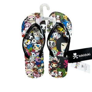 Tokidoki All-Stars Flip Flops Women's Size 7-8 Medium NEW
